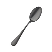 BON CHEF Como, Table Serving Spoon, Satin Finish, 18/10, 8.5" - Black Matte , set of 12 S4104BM